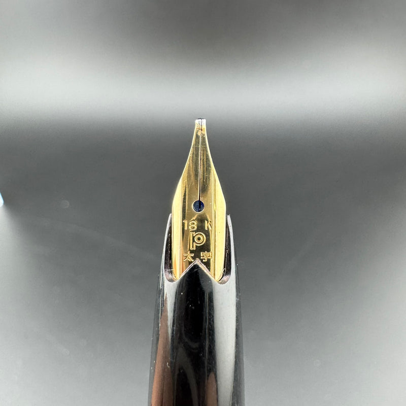 Platinum Pocket Fountain Pen 18K Gold Broad Nib