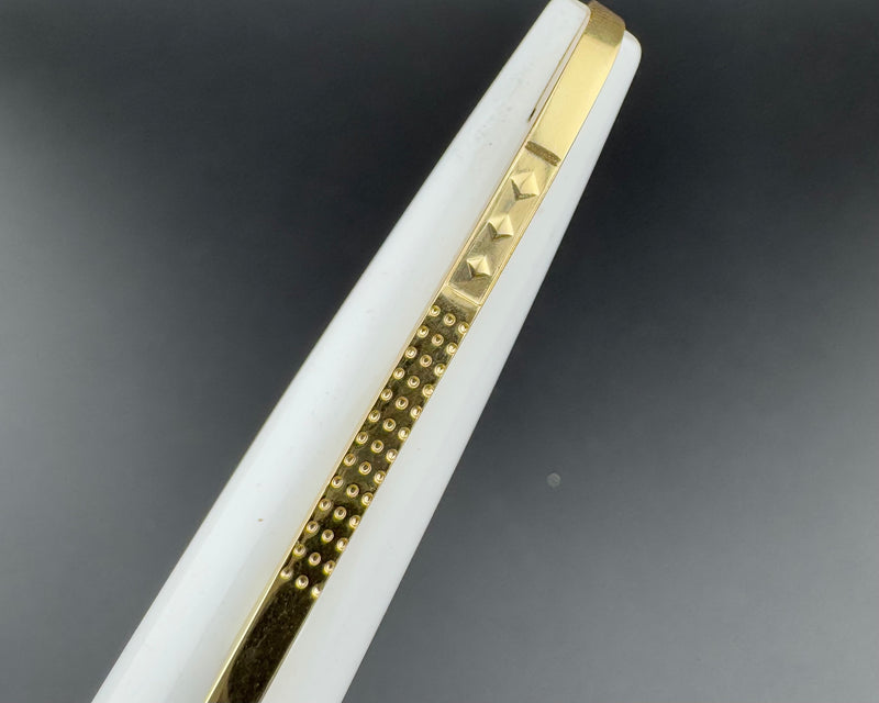 Platinum Painted Pocket Fountain Pen 18K Gold SF Nib