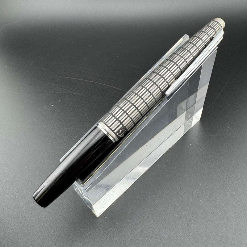 Pilot Elite Checkered Pocket Fountain Pen 14K Gold Fine Nib Apr 1981