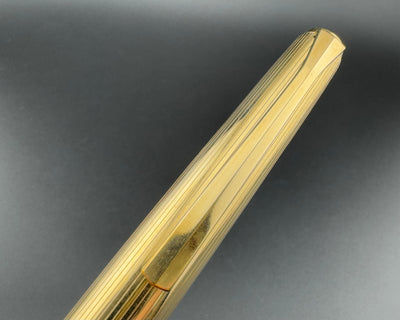 Pelikan No. 60 Rolled Gold Fountain Pen 18C Gold F Nib Serviced