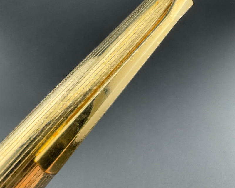 Pelikan No. 60 Rolled Gold Fountain Pen 18C Gold F Nib Serviced