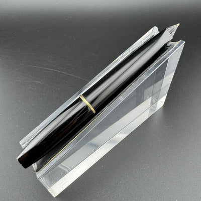 Platinum Black & Gold Pocket Fountain Pen 14K Gold Fine Nib