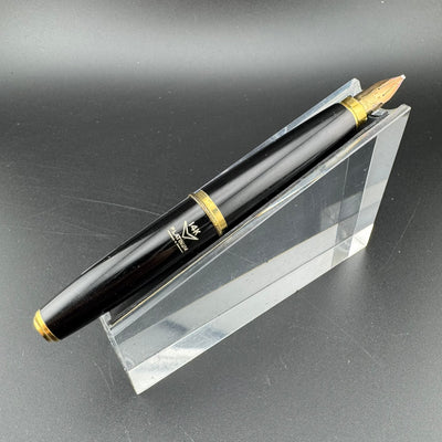 Platinum Black & Gold Pocket Fountain Pen 14K Gold MUSIC Nib