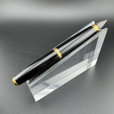 Platinum Black & Gold Pocket Fountain Pen 14K Gold MUSIC Nib