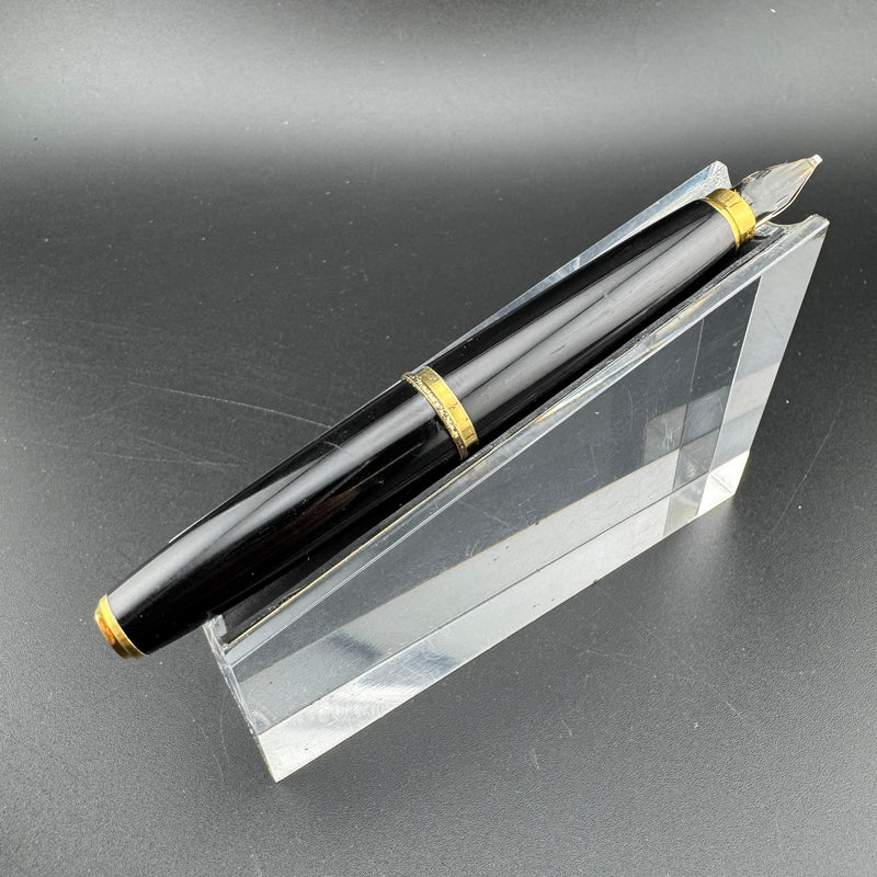 Platinum Black & Gold Pocket Fountain Pen 14K Gold MUSIC Nib
