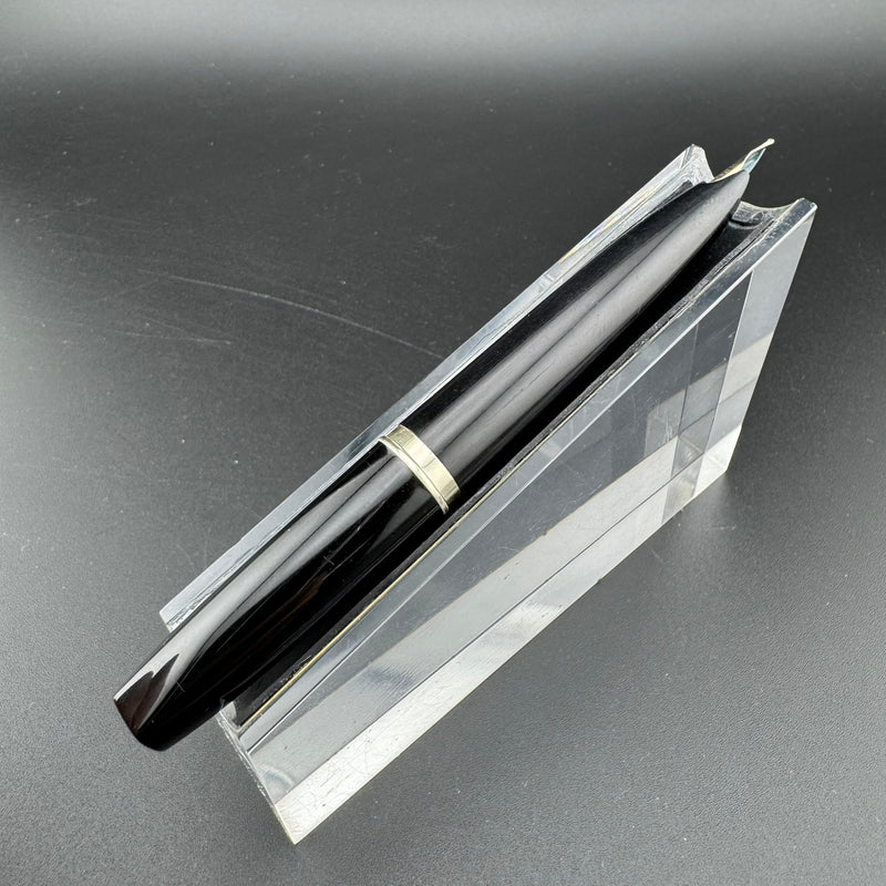 Platinum Black & Gold Pocket Fountain Pen 14K Gold Fine Nib