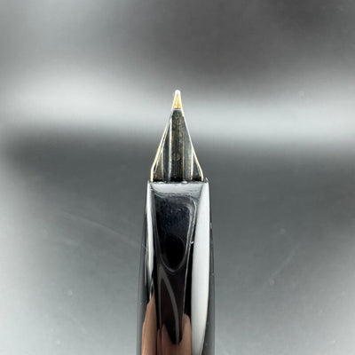 Platinum Black & Gold Pocket Fountain Pen 14K Gold Fine Nib