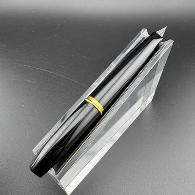 Platinum Black & Gold Pocket Fountain Pen 14K Gold Fine Nib