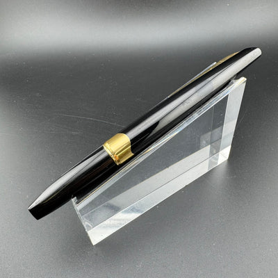 Platinum Black & Gold Pocket Fountain Pen 14K Gold Medium Nib