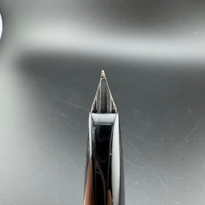 Platinum Black & Gold Pocket Fountain Pen 14K Gold Fine Nib