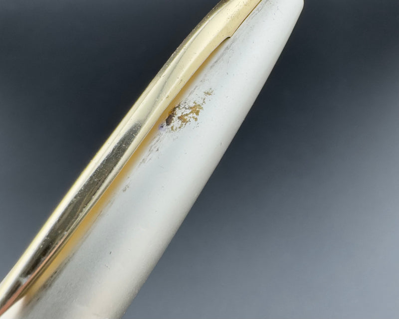 Pilot Lady Satin Aluminum Floral Pocket Fountain Pen 14K Gold Fine Nib