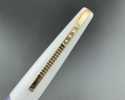 Platinum Pocket Fountain Pen Pansies Screen Printed 18K Gold Fine Nib