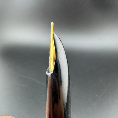 Pilot Elite Black & Gold Pocket Fountain Pen 18K Gold Script Nib