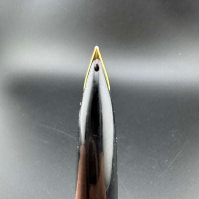 Pilot Elite Black & Gold Pocket Fountain Pen 18K Gold Script Nib