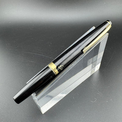 Pilot Elite Black & Gold Pocket Fountain Pen 18K Gold Script Nib
