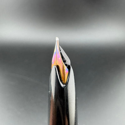 Montblanc No. 22 Black Resin Fountain Pen 14C Gold Fine Nib For Repair