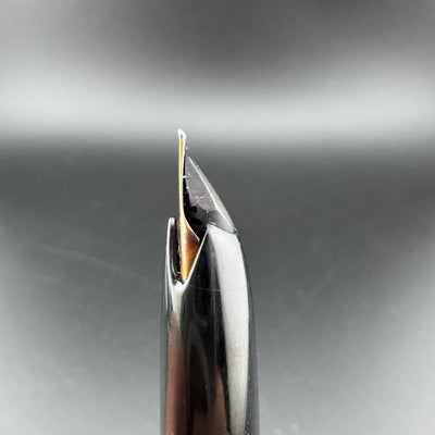 Montblanc No. 22 Black Resin Fountain Pen 14C Gold Fine Nib For Repair