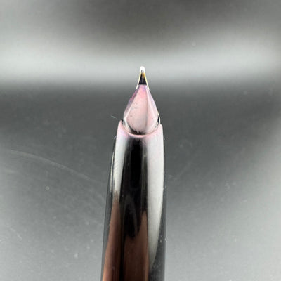 Montblanc No. 24 Black Resin Fountain Pen 14C Gold Fine Nib Serviced