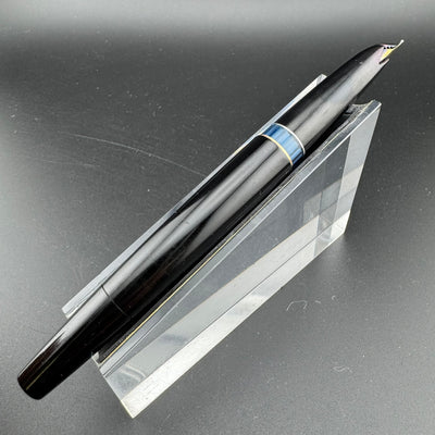 Montblanc No. 24 Black Resin Fountain Pen 14C Gold Fine Nib Serviced