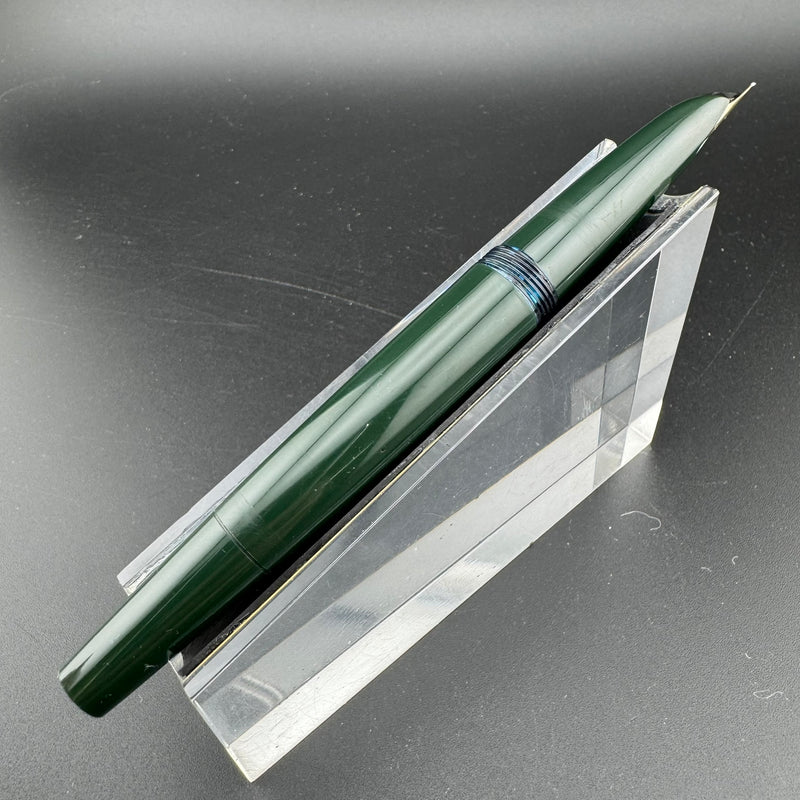 Montblanc No. 32 Green Resin Fountain Pen 14K Gold Extra-Fine Nib Serviced