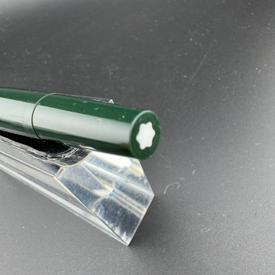 Montblanc No. 32 Green Resin Fountain Pen 14K Gold Extra-Fine Nib Serviced