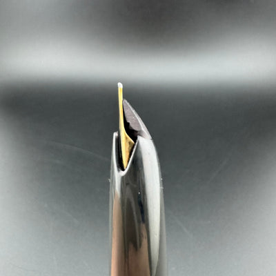 Montblanc No. 22 Grey Resin Fountain Pen 14C Gold Extra-Fine Nib Serviced