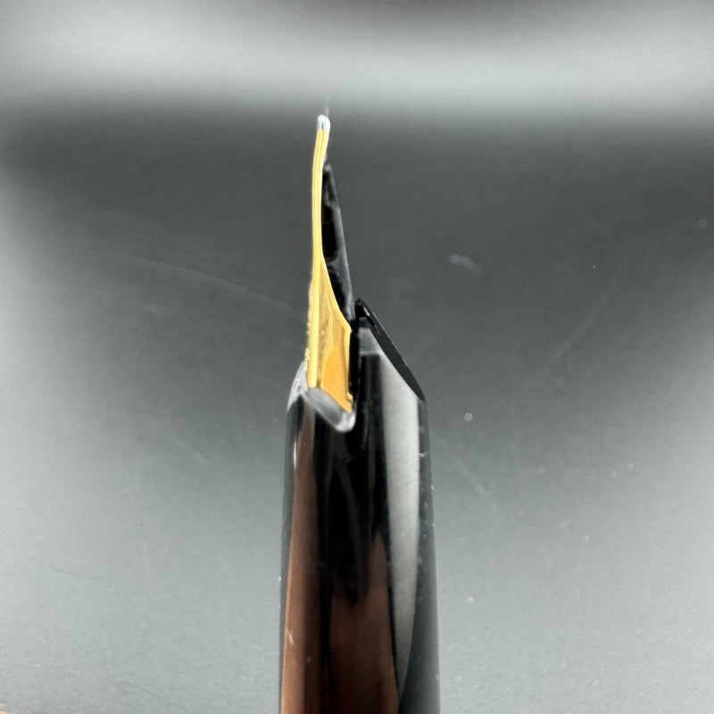 Montblanc No. 221P Black Resin Fountain Pen 14K Gold Extra-Fine Nib