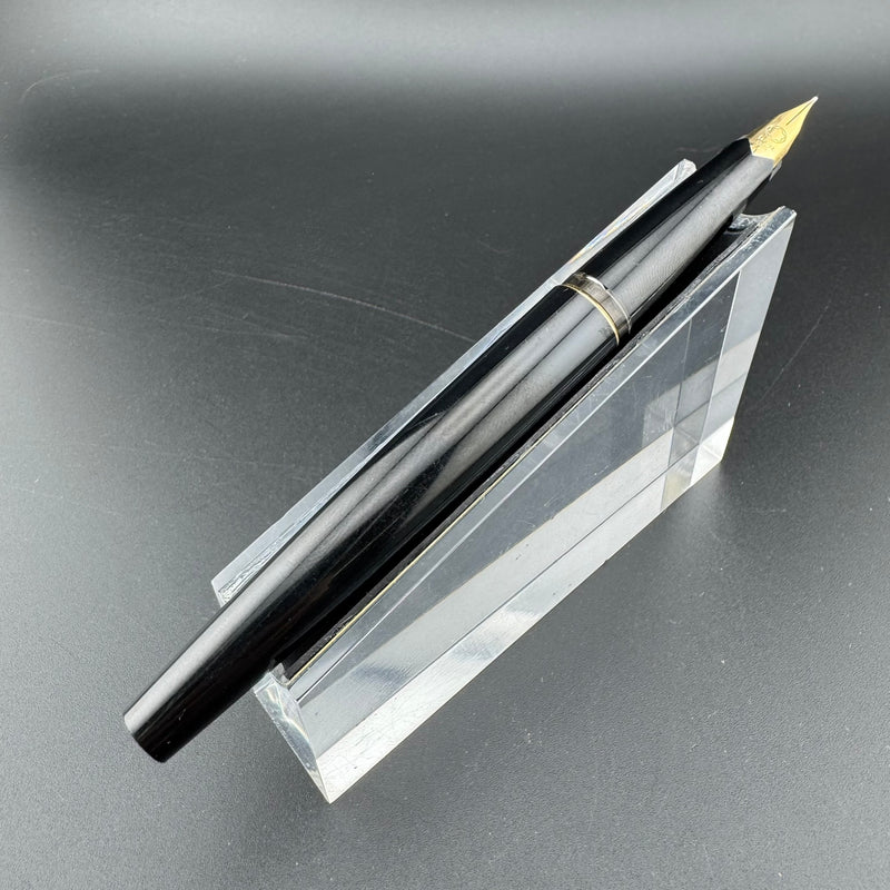 Montblanc No. 221P Black Resin Fountain Pen 14K Gold Extra-Fine Nib