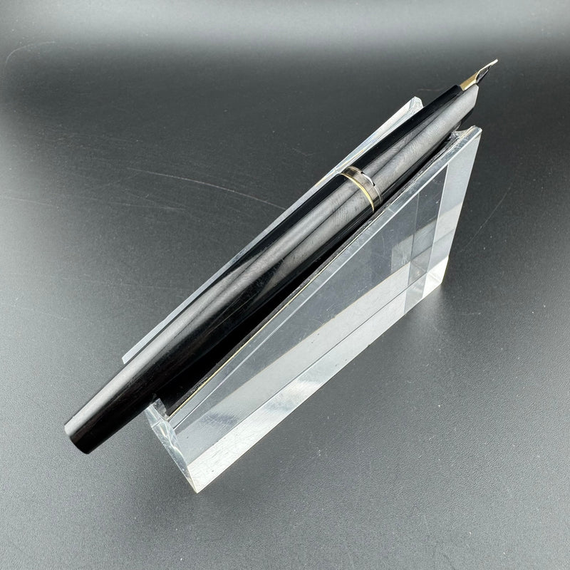 Montblanc No. 221P Black Resin Fountain Pen 14K Gold Extra-Fine Nib