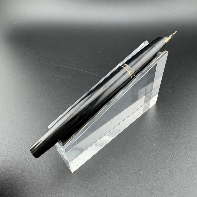 Montblanc No. 221P Black Resin Fountain Pen 14K Gold Extra-Fine Nib