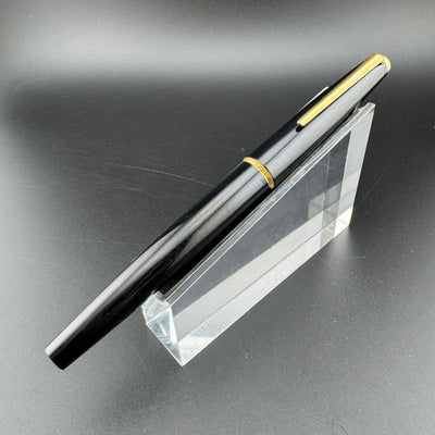 Montblanc No. 221P Black Resin Fountain Pen 14K Gold Extra-Fine Nib