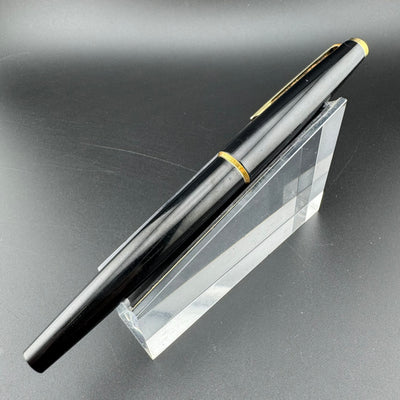 Montblanc No. 221P Black Resin Fountain Pen 14K Gold Extra-Fine Nib