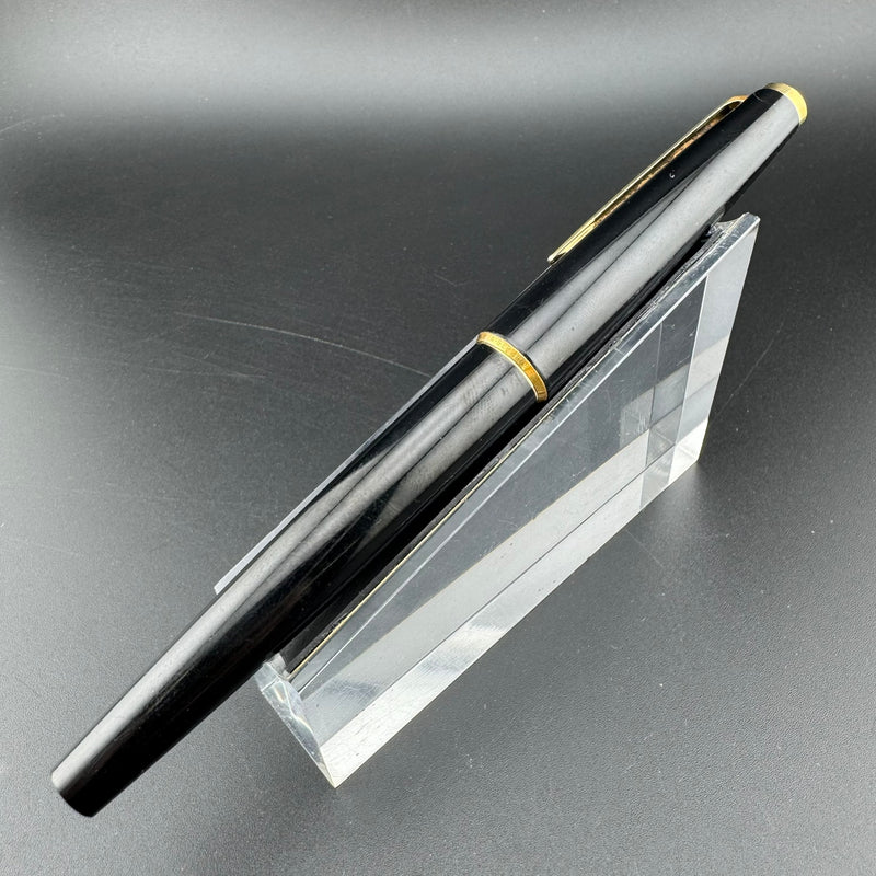 Montblanc No. 221P Black Resin Fountain Pen 14K Gold Extra-Fine Nib