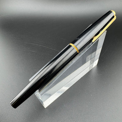 Montblanc No. 221P Black Resin Fountain Pen 14K Gold Extra-Fine Nib