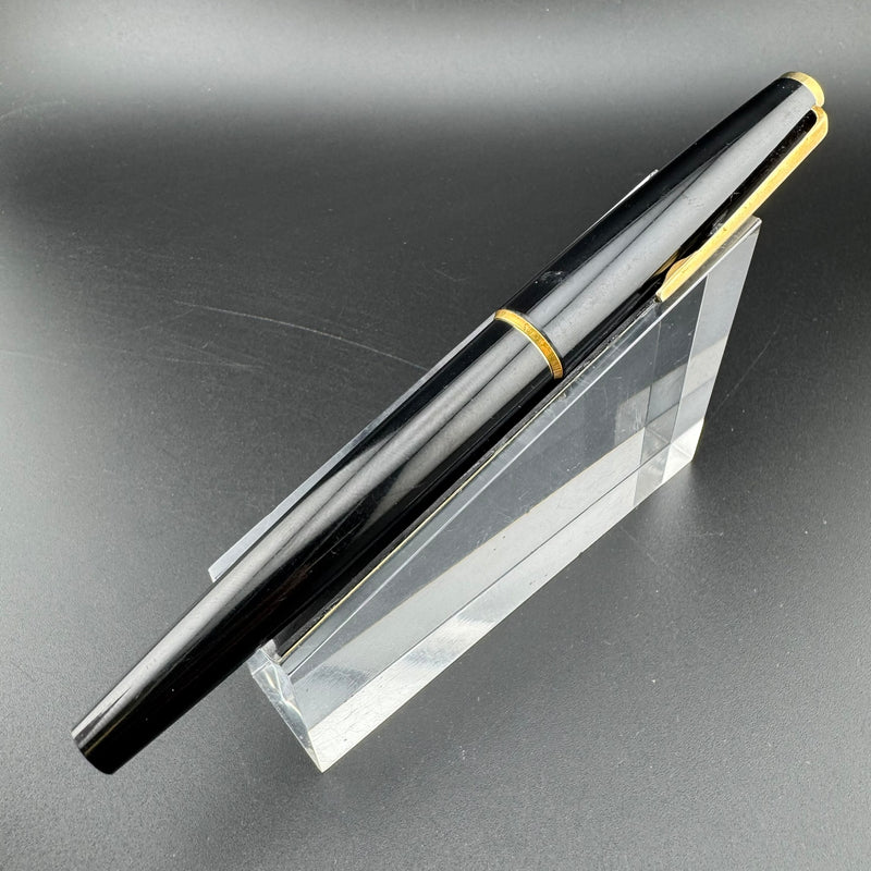 Montblanc No. 221P Black Resin Fountain Pen 14K Gold Extra-Fine Nib