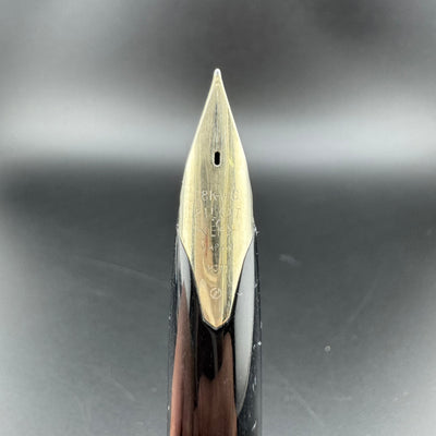 Pilot Custom K-500SS Black Stripe Fountain Pen 18K White Gold EF Nib