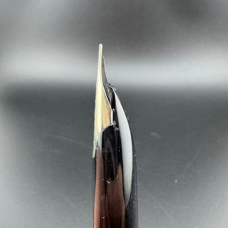 Pilot Custom K-500SS Black Stripe Fountain Pen 18K White Gold EF Nib