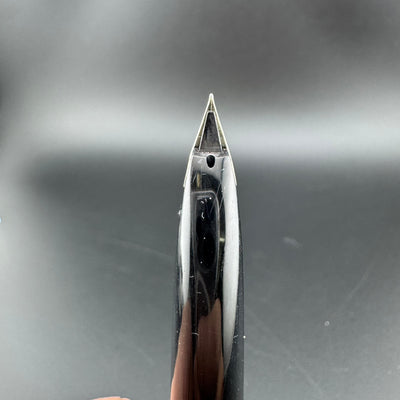 Pilot Custom K-500SS Black Stripe Fountain Pen 18K White Gold EF Nib