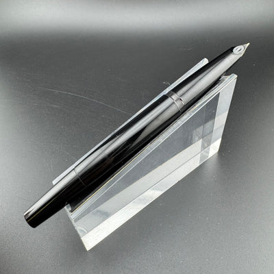 Montblanc No. 221 Black Resin Fountain Pen 14K Gold Extra-Fine Nib Serviced