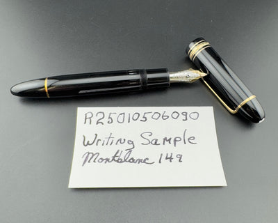 Montblanc Meisterstück No. 149 Fountain Pen 14K Gold Broad Nib Serviced