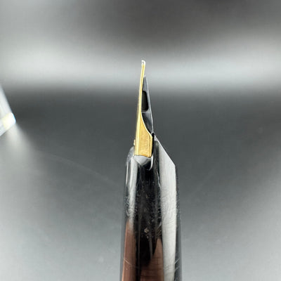 Montblanc 221P Black Resin Fountain Pen 14K Gold Extra-Fine Nib