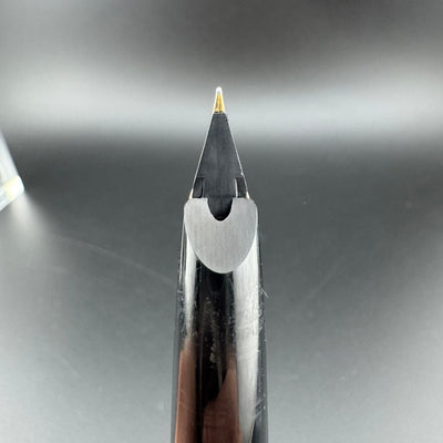 Montblanc 221P Black Resin Fountain Pen 14K Gold Extra-Fine Nib