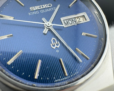 Seiko King Quartz Day/Date Ref. 4823-8130 Men's Quartz Watch Blue Dial