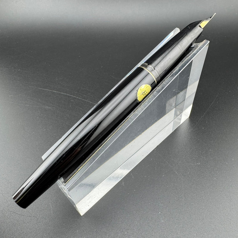 Montblanc 221P Black Resin Fountain Pen 14K Gold Extra-Fine Nib