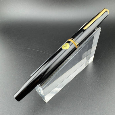 Montblanc 221P Black Resin Fountain Pen 14K Gold Extra-Fine Nib