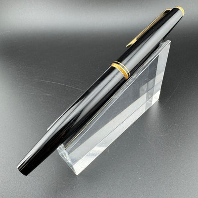 Montblanc 221P Black Resin Fountain Pen 14K Gold Extra-Fine Nib