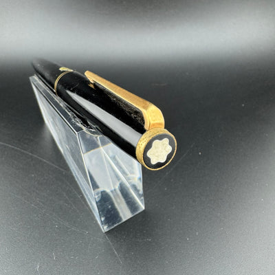 Montblanc 221P Black Resin Fountain Pen 14K Gold Extra-Fine Nib