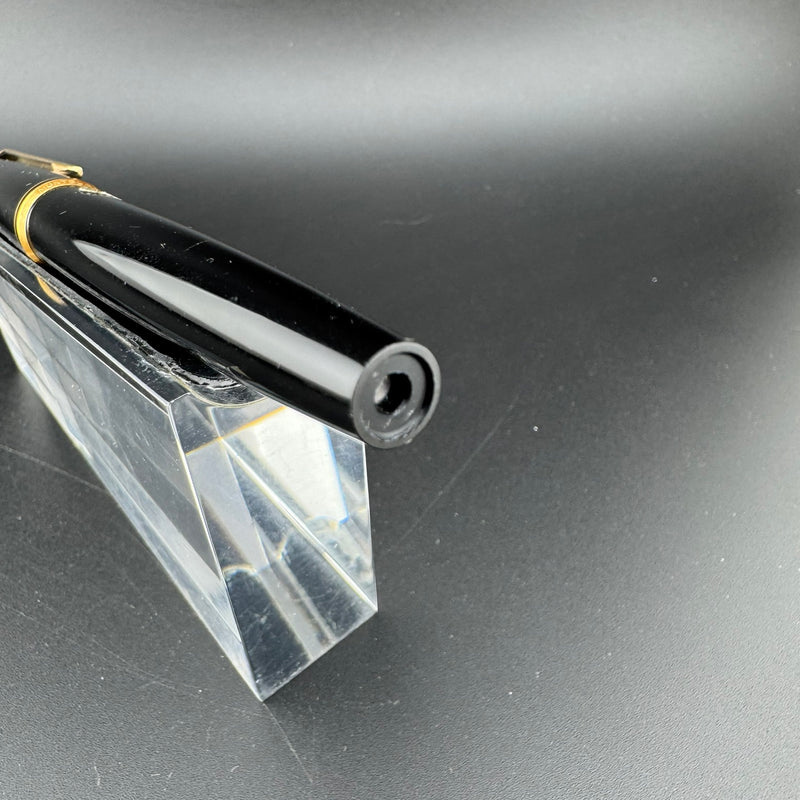 Montblanc 221P Black Resin Fountain Pen 14K Gold Extra-Fine Nib