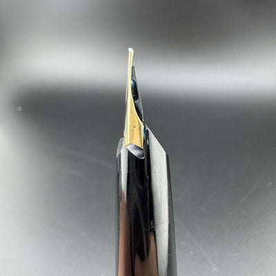 Montblanc No. 221 Black Resin Fountain Pen 14K Gold Extra-Fine Nib Serviced