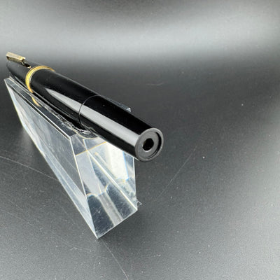 Montblanc No. 221 Black Resin Fountain Pen 14K Gold Extra-Fine Nib Serviced